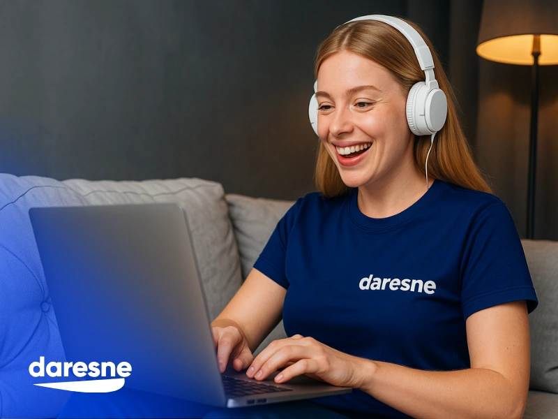 Tutor teaching with Daresne